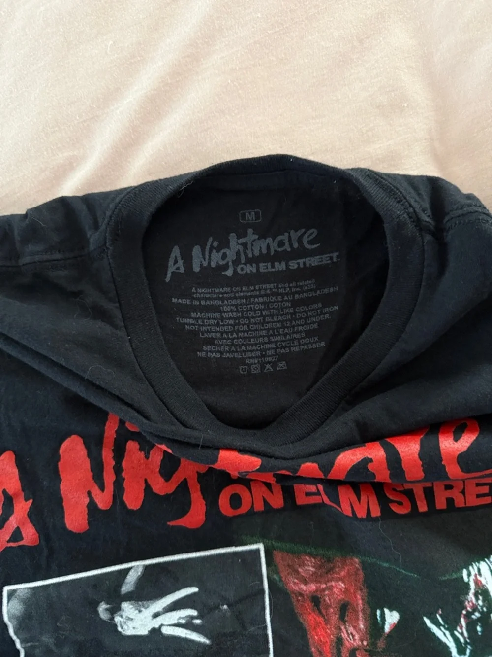 A Nightmare on Elm Street Freddy Krueger Graphic Tee - Black - Picture 5 of 6